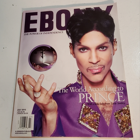 EBONY MAGAZINE JULY 2010 THE WORLD ACCORDING TO PRINCE. - Picture 1 of 2